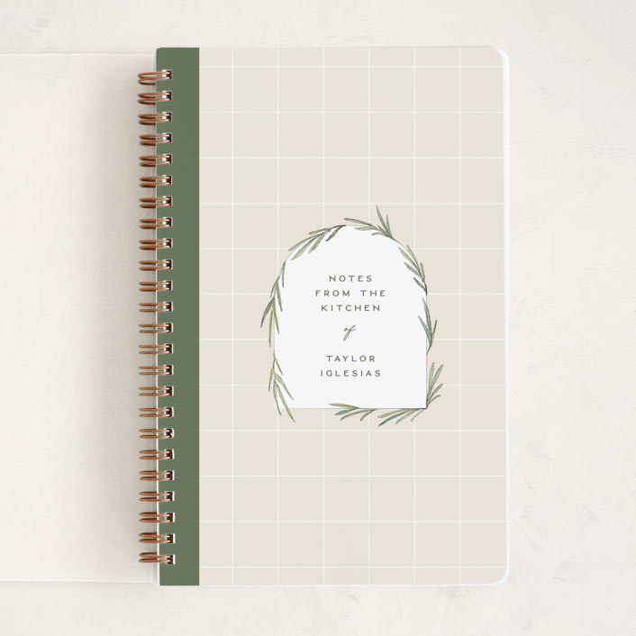 "Rosemary" - Notebook in Oregano by Owl and Toad - Front