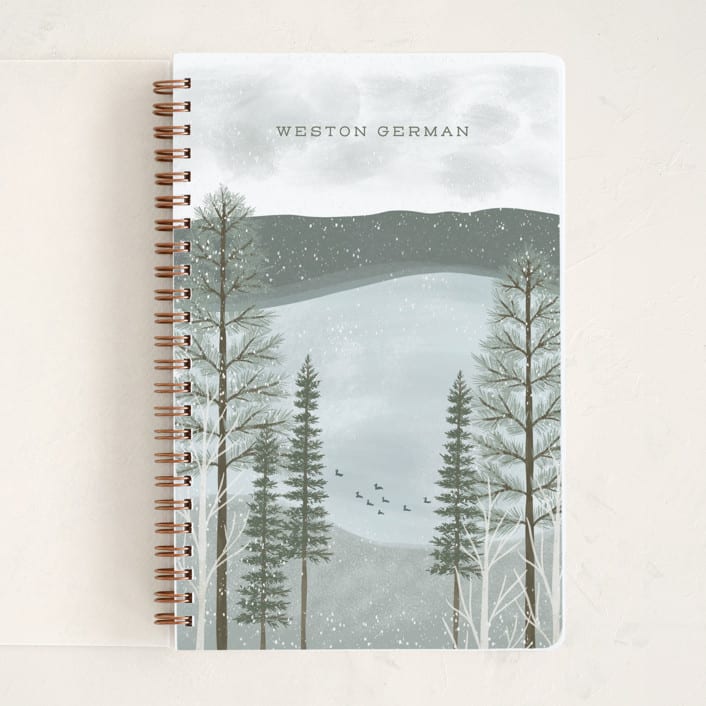 "Lake View" - Notebook in Chill by Erin German - Front