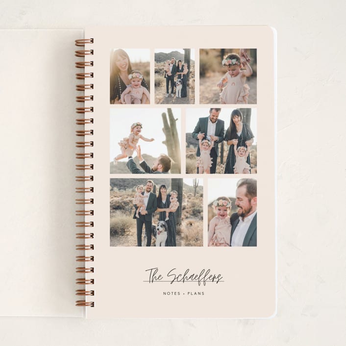 "Family Album" - Notebook in Cream by Robin Ott - Front