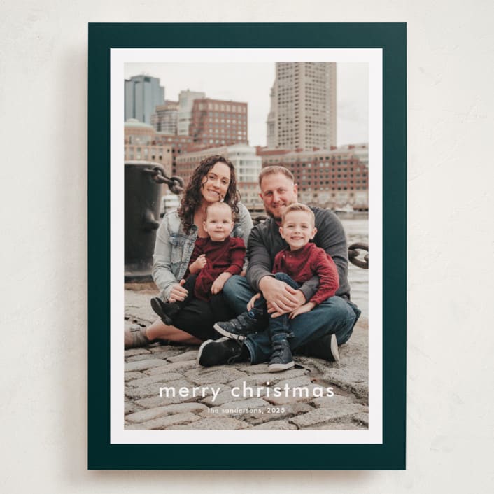 "Modern details" - Holiday Cards in Forest by Stacey Meacham - Front