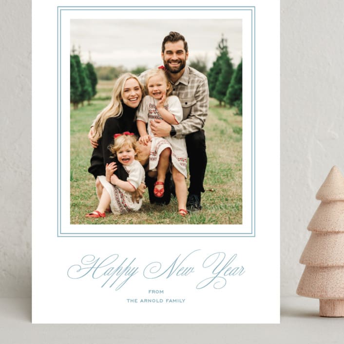 "Glenbrook" - Holiday Cards in Pool by Annie Shapiro - Front