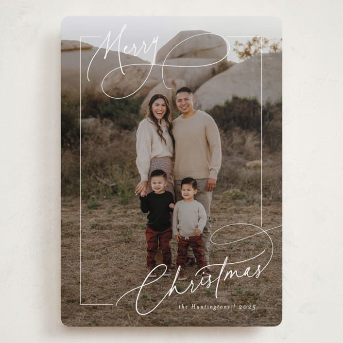 "Sophisticate" - Holiday Cards in Snow by Nicoletta Savod - Front