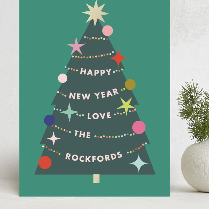 "a very fun tree" - Holiday Cards in Garland by Lori Wemple - Front