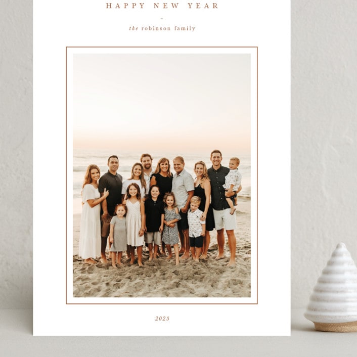 "Family Portrait" - Holiday Cards in Chestnut by Blustery August - Front