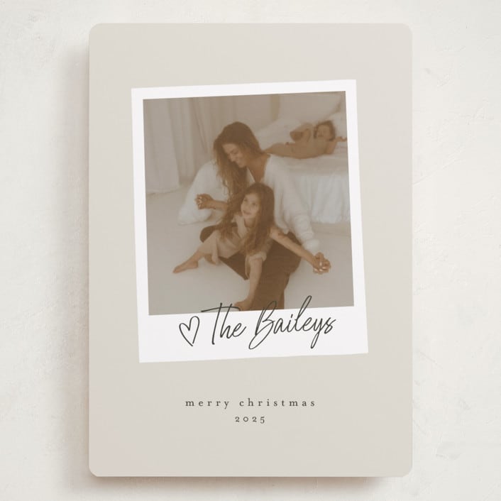 "holiday snapshot" - Holiday Cards in Cream by Karidy Walker - Front