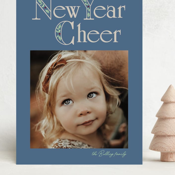 "Nostalgia" - Holiday Cards in Frost by Baumbirdy - Front