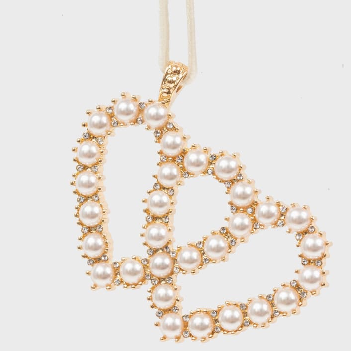 "Gemini hanging ornament" - Ornaments in gold by Joanna Buchanan