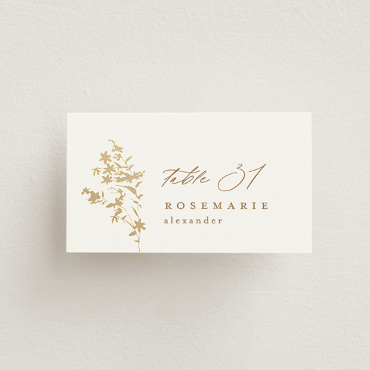 "meadow cross" - Place Cards in Spring by Phrosné Barwood - Front with Free Guest Printing