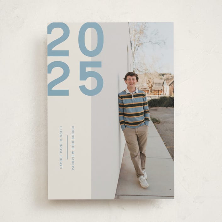 "Modern Year" - Graduation Announcements in Lake by Kelly Watkins - Front