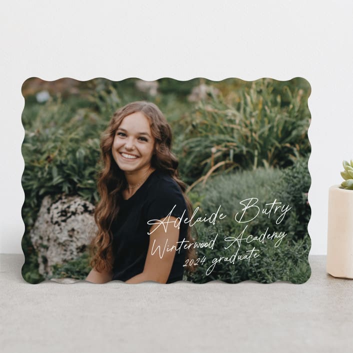 "Diary" - Graduation Announcements in Porcelain by Sara Hicks Malone - Front