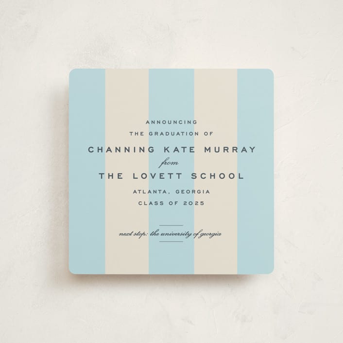 "Campania" - Graduation Announcements in Lion by Megan Davis - Front