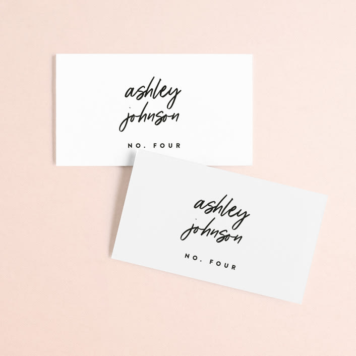 "Allure" - Place Cards in Cloud by JoAnn Jinks - Front with Free Guest Printing