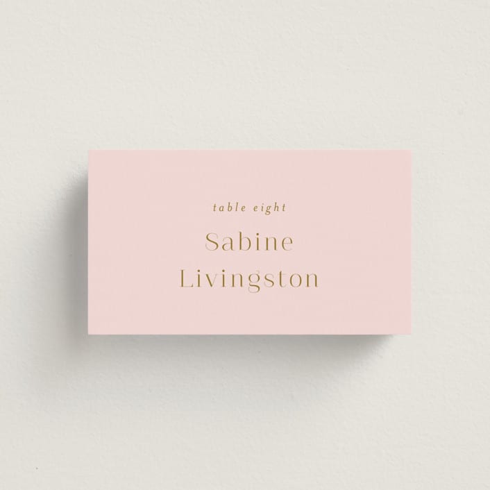 "colorwash floral" - Place Cards in Blossom by Angela Marzuki - Front with Free Guest Printing