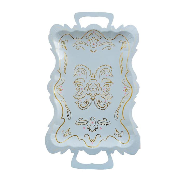 "Let Them Eat Cake Platters - Pack of 8" - Party Plates and Bowls in multicolor by Jollity and Co
