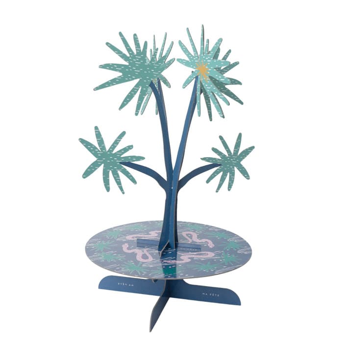"Safari Cupcake Stand" - Party Table Decor in blue by MA FÊTE