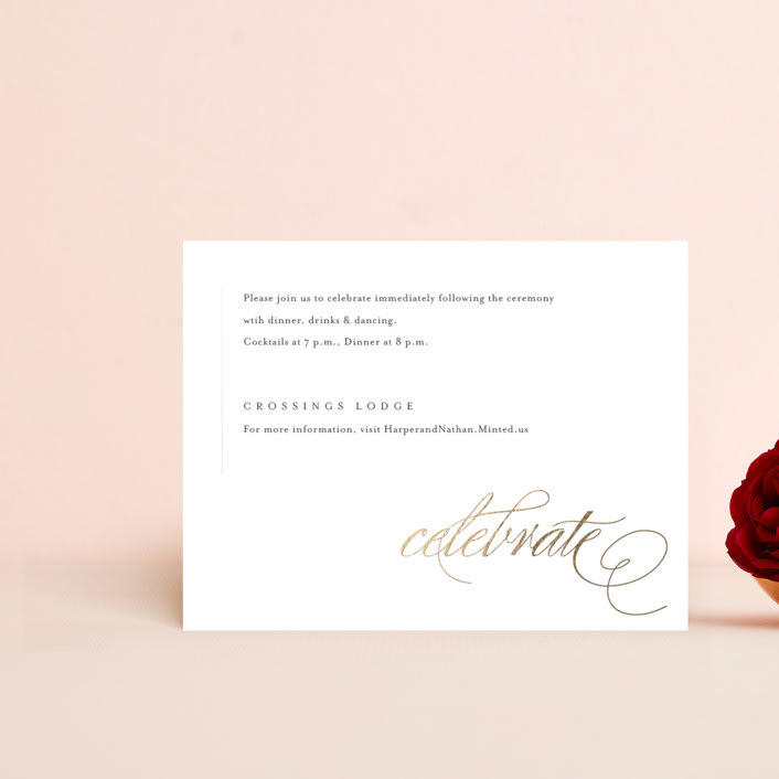 "Fantasia" - Reception Cards in Sugar by Jessica Williams - Front