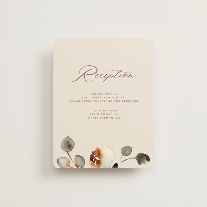 "Bella Mia" - Reception Cards in Autumn by Petra Kern - Front