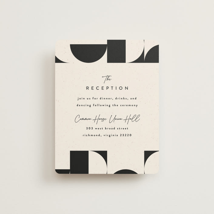 "Kenai" - Reception Cards in Shadow by Carly Reed Walker - Front