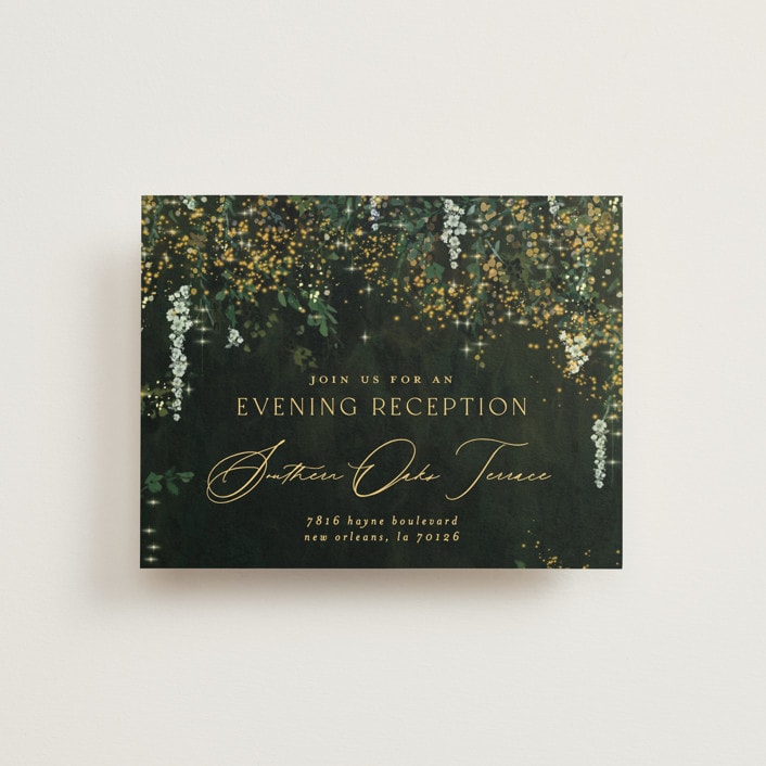 "New Orleans from Disney's Princess and The Frog" - Reception Cards in Mystic by Phrosné Barwood - Front