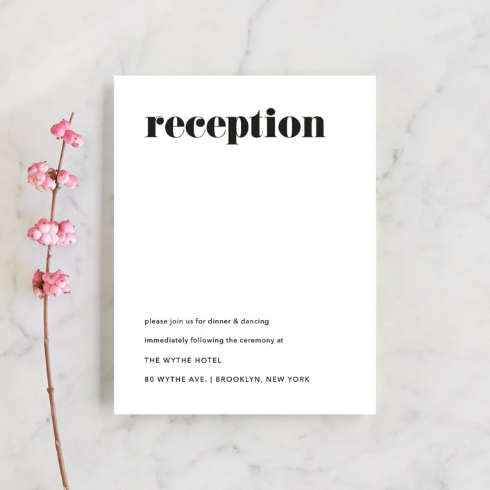 "Letters" - Reception Cards in Silk by JoAnn Jinks - Front