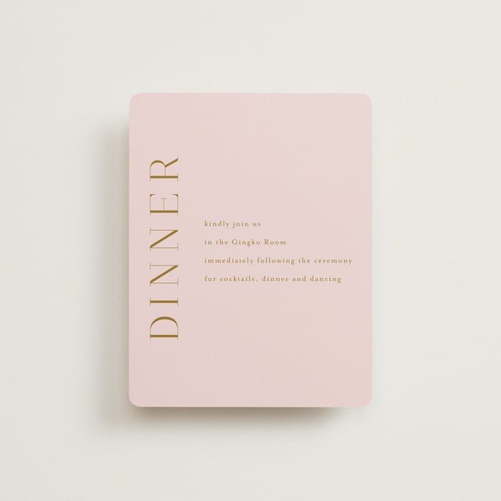 "colorwash floral" - Reception Cards in Blossom by Angela Marzuki - Front
