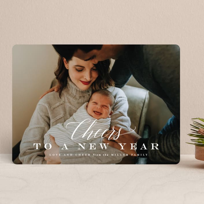 "All the Glory" - Retired Holiday Cards in Snowflake by Lauren Chism - Front