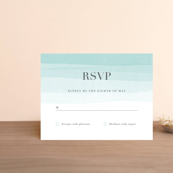 "Old Post Road" - RSVP Postcards in Sea Salt by Jennifer Wick - Front