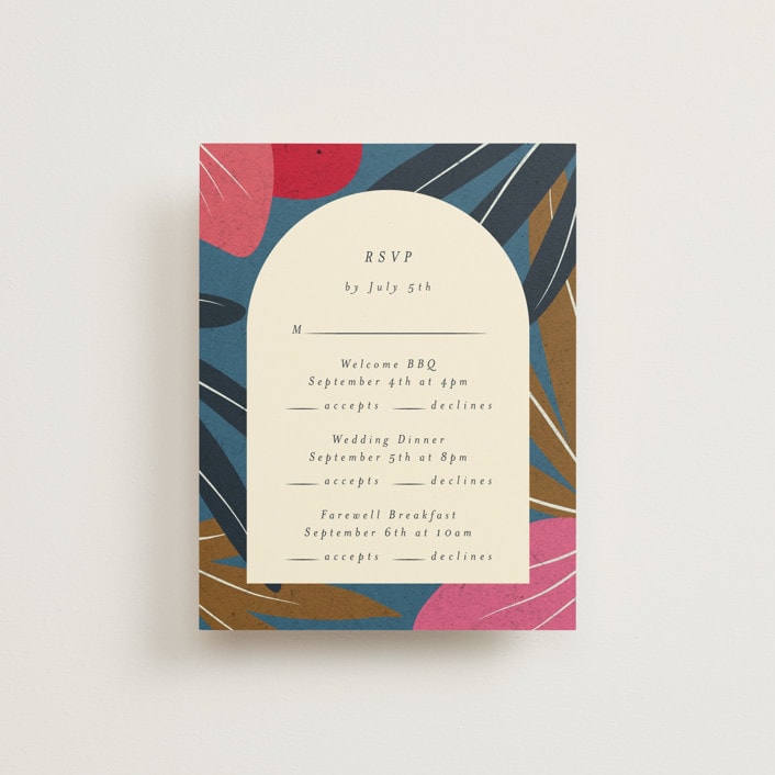 "Tropical Sonata" - Multi-Event RSVP Cards in Hawaii by Ani Somi - Front
