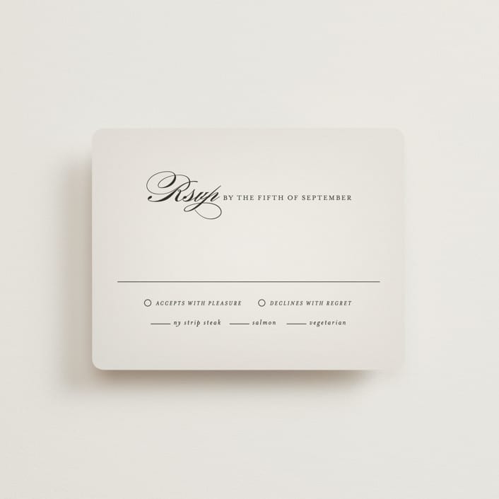 "Big City - New York City" - RSVP Cards in Light Taupe by Hooray Creative - Front