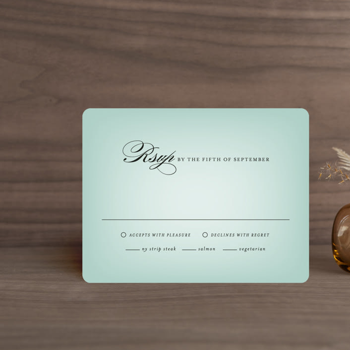 "Big City - Washington DC" - RSVP Cards in Mint Green by Hooray Creative - Front