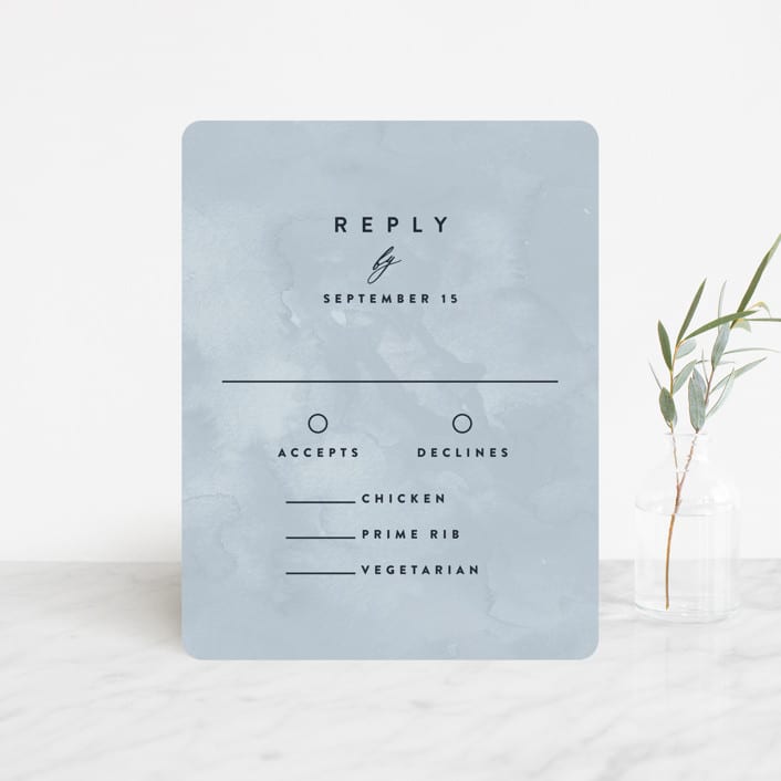 "Celestial" - RSVP Cards in Night Sky by Carly Reed Walker - Front