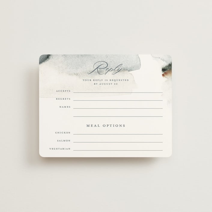 "Grand Escape" - RSVP Cards in Stone by Petra Kern - Front
