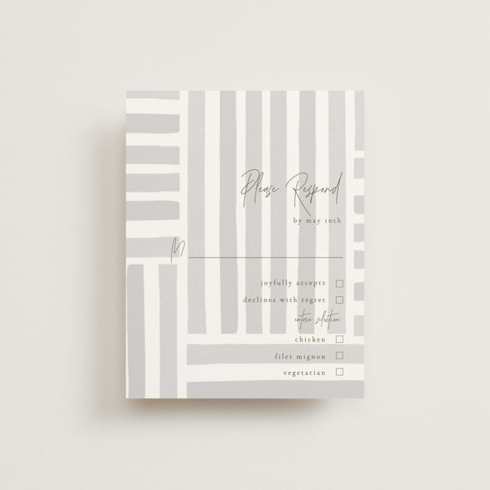 "Fall Flurry" - RSVP Cards in Fall by Grace Kreinbrink - Front