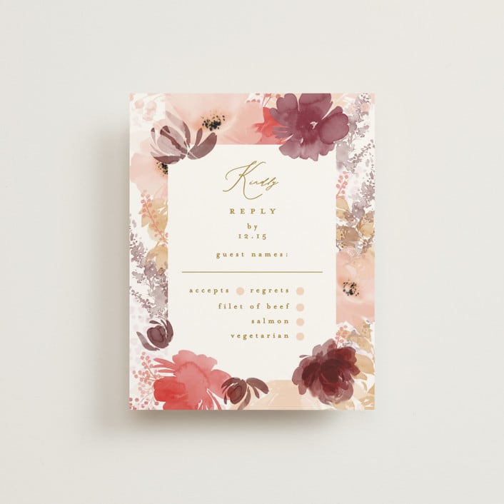 "autumn fest" - RSVP Cards in Autumn by Phrosné Barwood - Front