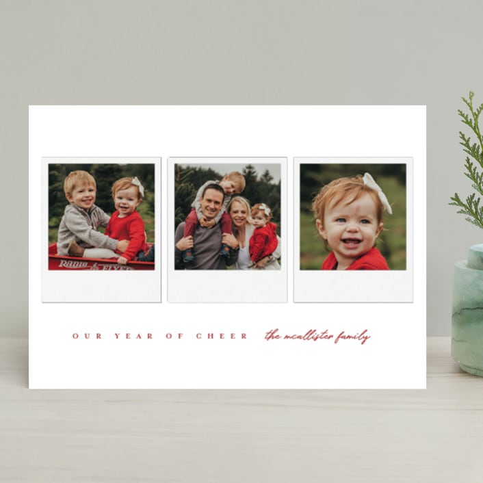 "gallery" - Retired Holiday Cards in Cherry by Jessica Maslyn - Front
