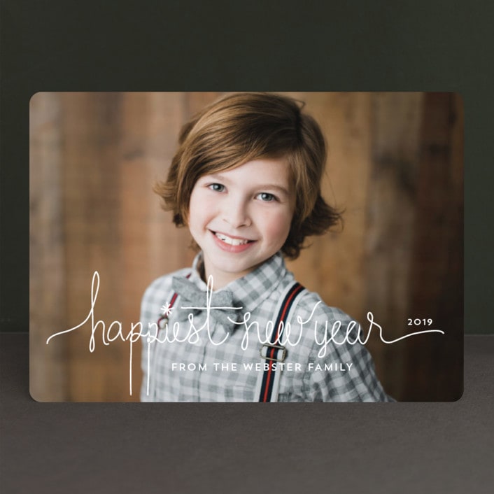 "Holiday Revelry" - Retired Holiday Cards in Frost by Design Lotus - Front