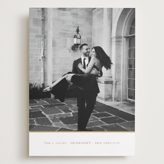 "Joie" - Save the Dates in Golden by Ani Somi - Front