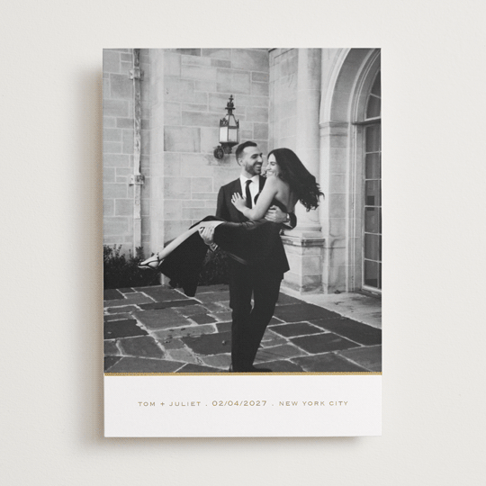 "Joie" - Save the Dates in Golden by Ani Somi - Front