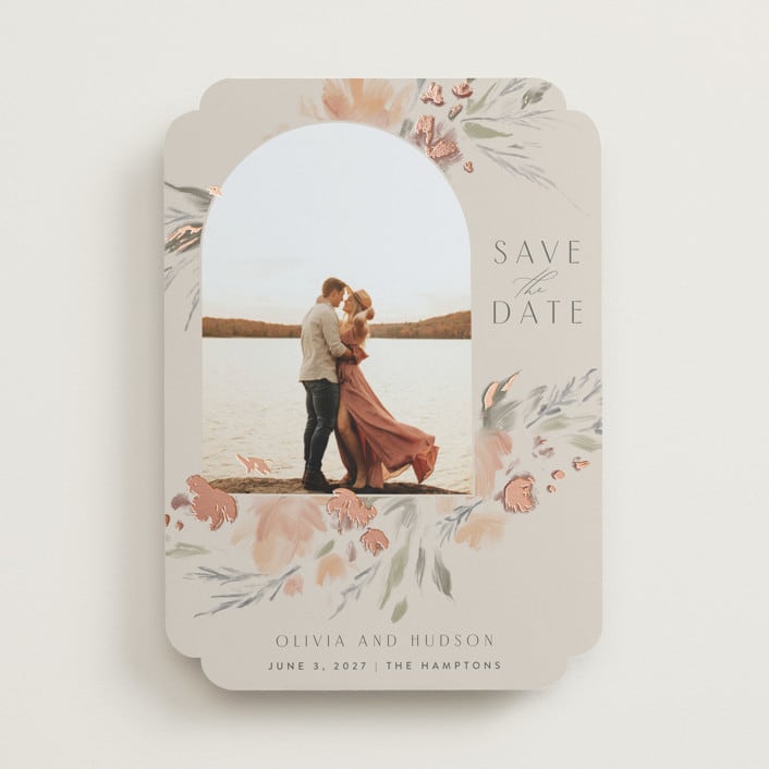 "Cascade" - Save the Dates in Tulip by Nicoletta Savod - Front