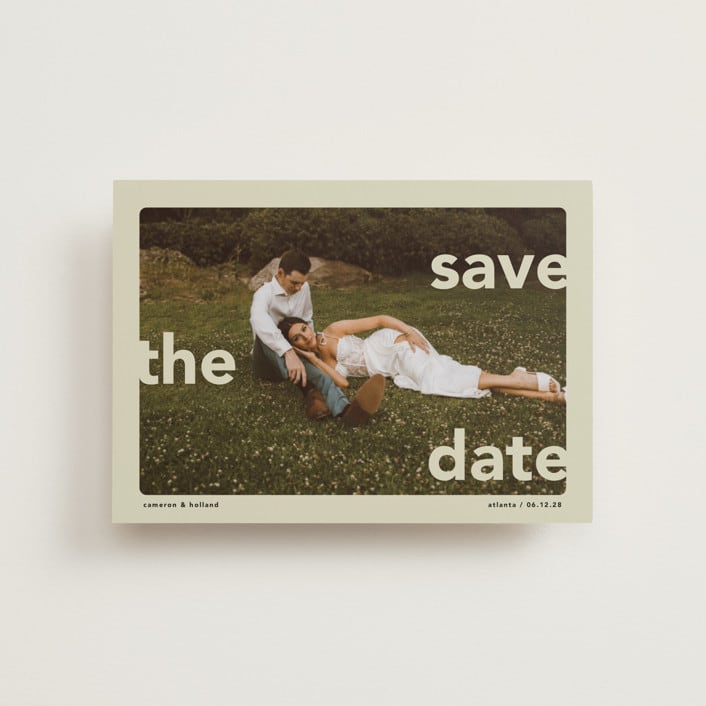 "save.the.date" - Save the Dates in Mint by Lori Wemple - Front
