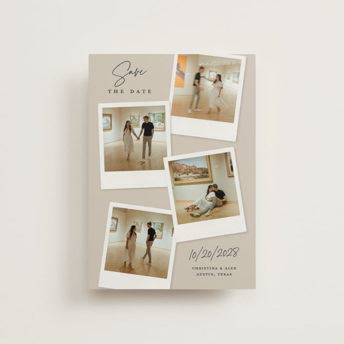 "Instant Elegance" - Save the Dates in Dune by Kerry Doyle - Front