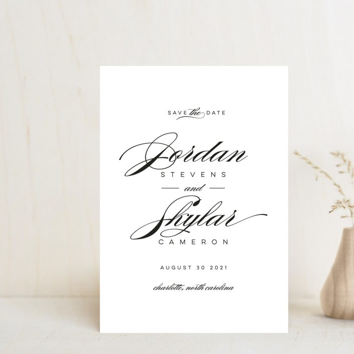 "Waltz" - Save the Dates in Tuxedo by Lori Wemple - Front