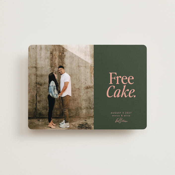 "Free Cake" - Save the Dates in Hunter by Erin L. Wilson - Front