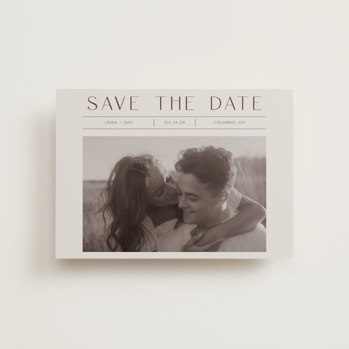 "you and me" - Save the Dates in Mist by Christy Hy Lee - Front