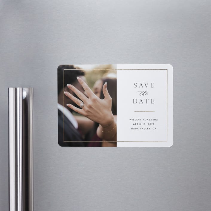 "Classico" - Save the Dates in Cloud by Christie Garcia - Front