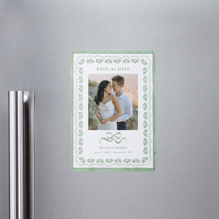 "Charming" - Save the Dates in Meadow by Melanie Kosuge - Front