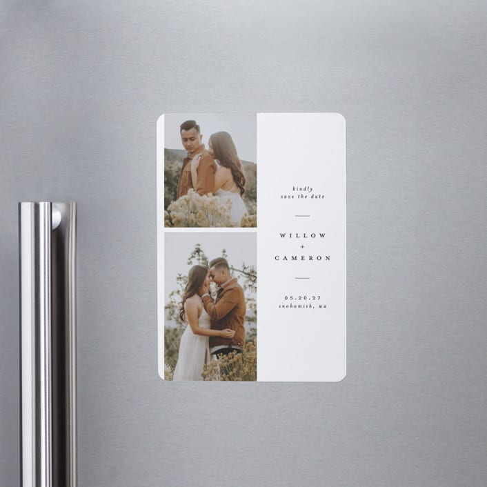 "Classic" - Save the Dates in Snow by Joanna Griffin - Front