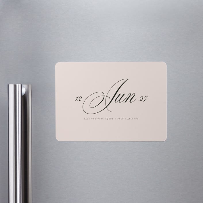 "Simple Date" - Save the Dates in Champagne by Lori Wemple - Front