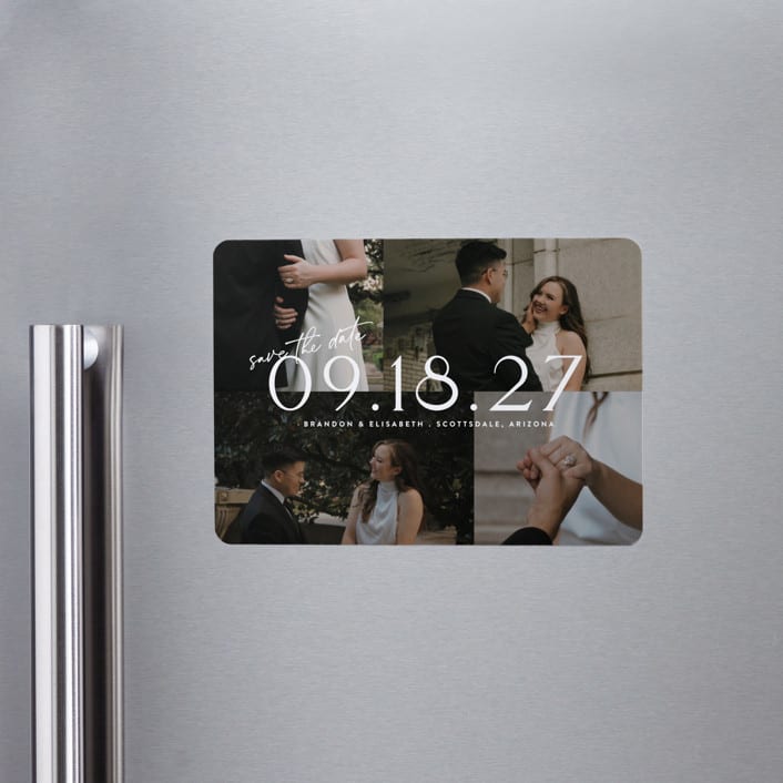 "Love Snaps" - Save the Dates in Opal by Cat Caudillo - Front