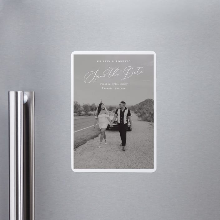 "Toulon" - Save the Dates in Bianco by Pati Cascino - Front
